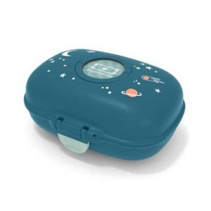 Monbento, caja merienda Gram azul cosmic.