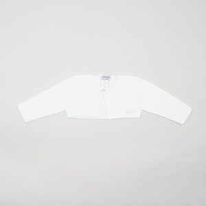 Pangasa, chaqueta corta blanca.