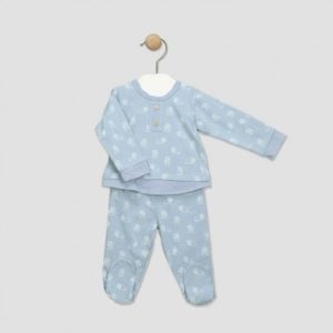 BABIDU, conjunto bebé polaina Lions celeste.
