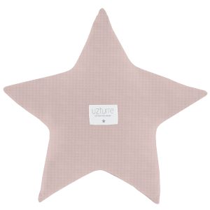 Uzturre, cojín ESTRELLA rosa.