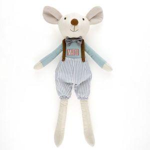 Mi pipo, muñeco de trapo ratoncito personalizado.