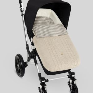 Paz Rodríguez, colcha ajustable con saco interior "Aran" angora.