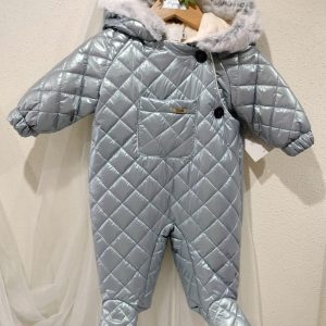 BBZ, buzo bebé acolchado celeste.