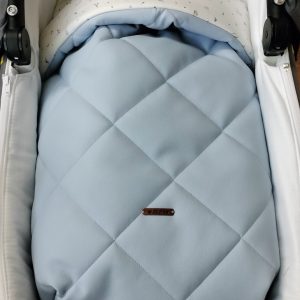 UZTURRE saco capazo polipiel Ofelia celeste.