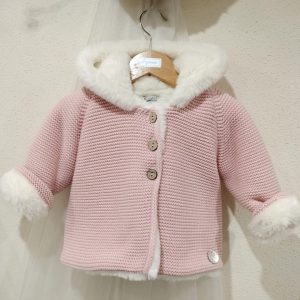 Pangasa ,trenka rosa empolvado forro polar.