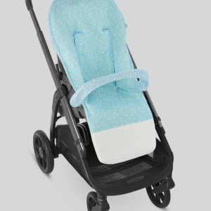 Paz Rodríguez, colchoneta silla universal "Ancora" turquesa.