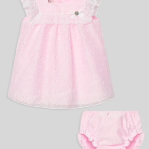 PAZ RODRIGUEZ, vestido con braguita organza plumeti "Linda"