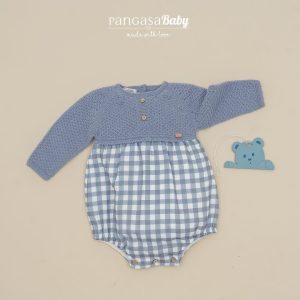 Pangasa, pelele bruma cuadros punto.