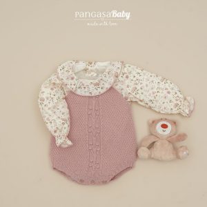 Pangasa, conjunto peto velvet pink.