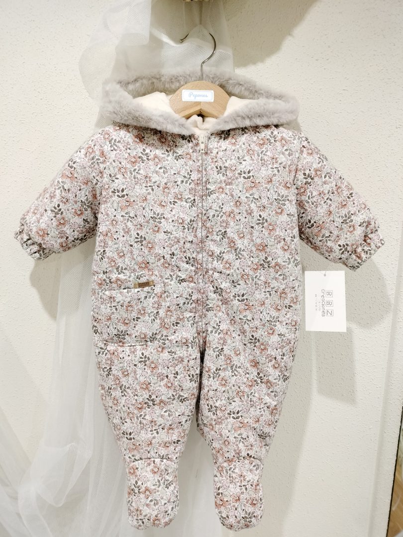 BBZ, buzo bebé invierno flores.