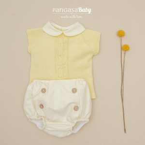 Pangasa, conjunto ranita amarillo petals.