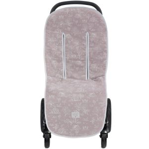 Uzturre, colchoneta silla universal "Tirsa" rosa empolvado.