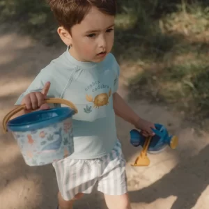 Little Dutch, camiseta baño  Green manga corta.