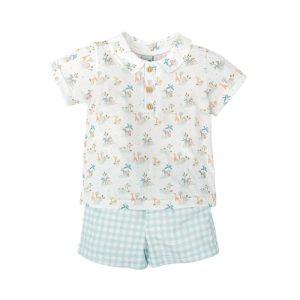 Babidu, conjunto ranita y blusa bebé " Latido"