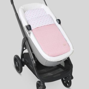 Paz Rodríguez, saco coche "Ganso" rosa