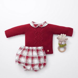 Pangasa, traje dos piezas Cherry