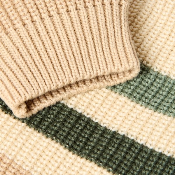 Little Dutch, jersey punto taupe. - Imagen 3