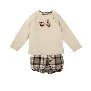 Babidu, conjunto bebé niño ranita y sudadera Senda.