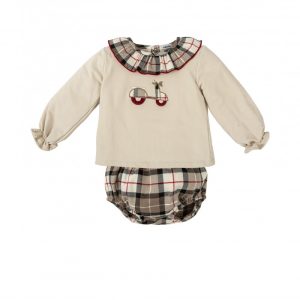 Babidu, conjunto bebé niña ranita y sudadera Senda.